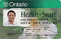Ontario health card