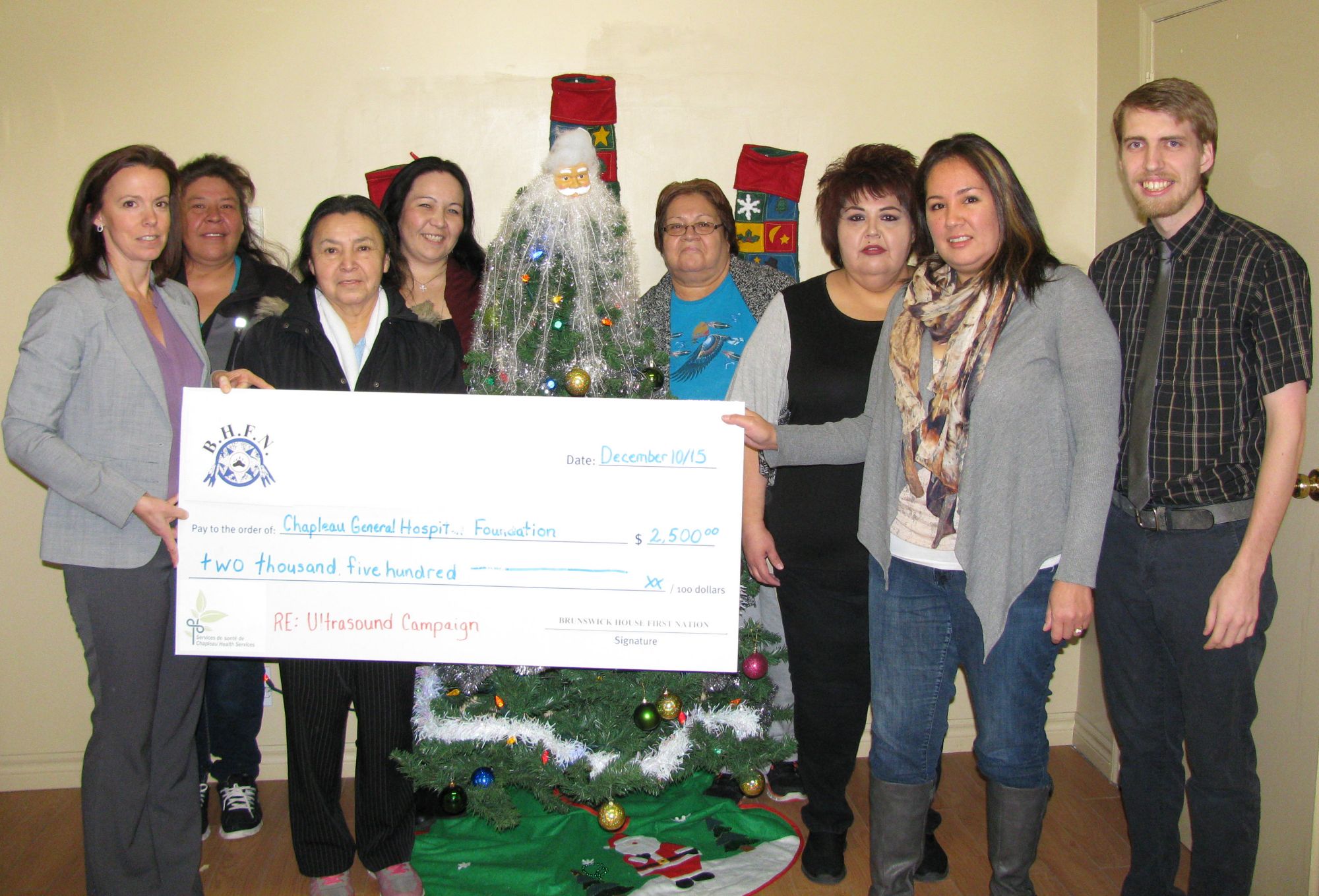 Brunswick House First Nation making donation