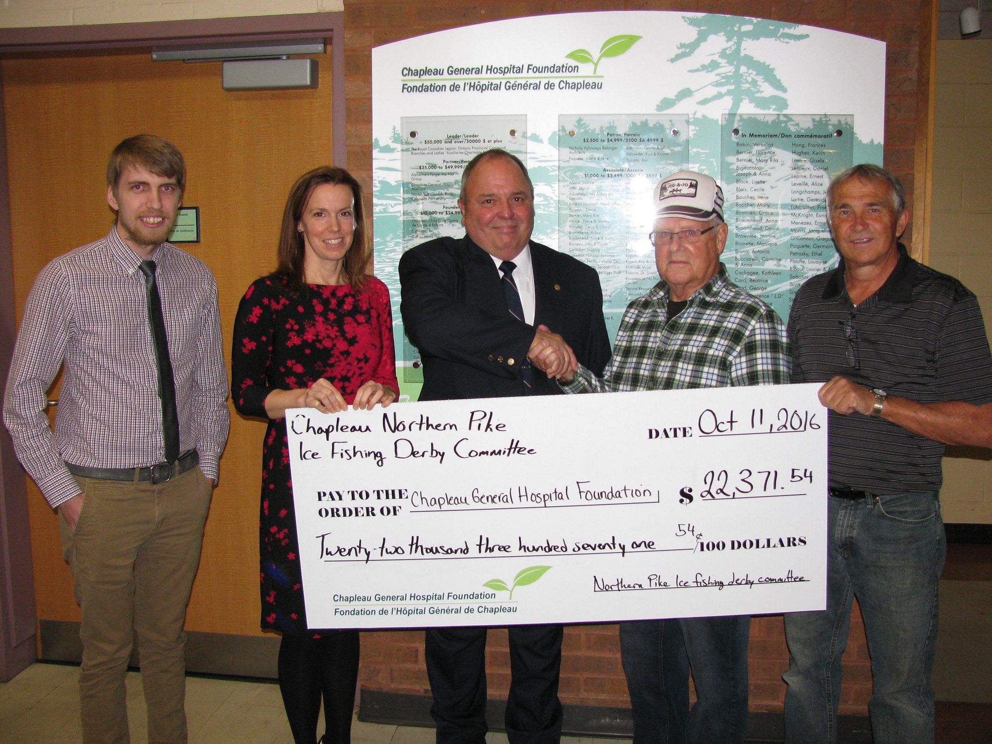 Former Fish Derby making donation