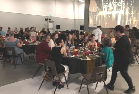 Recognition gala group 2 in dining room